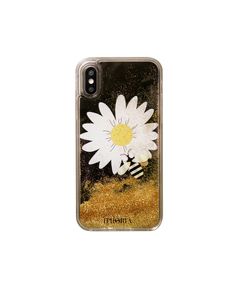 Liquid Case for Apple iPhone X/XS - Daisy Black