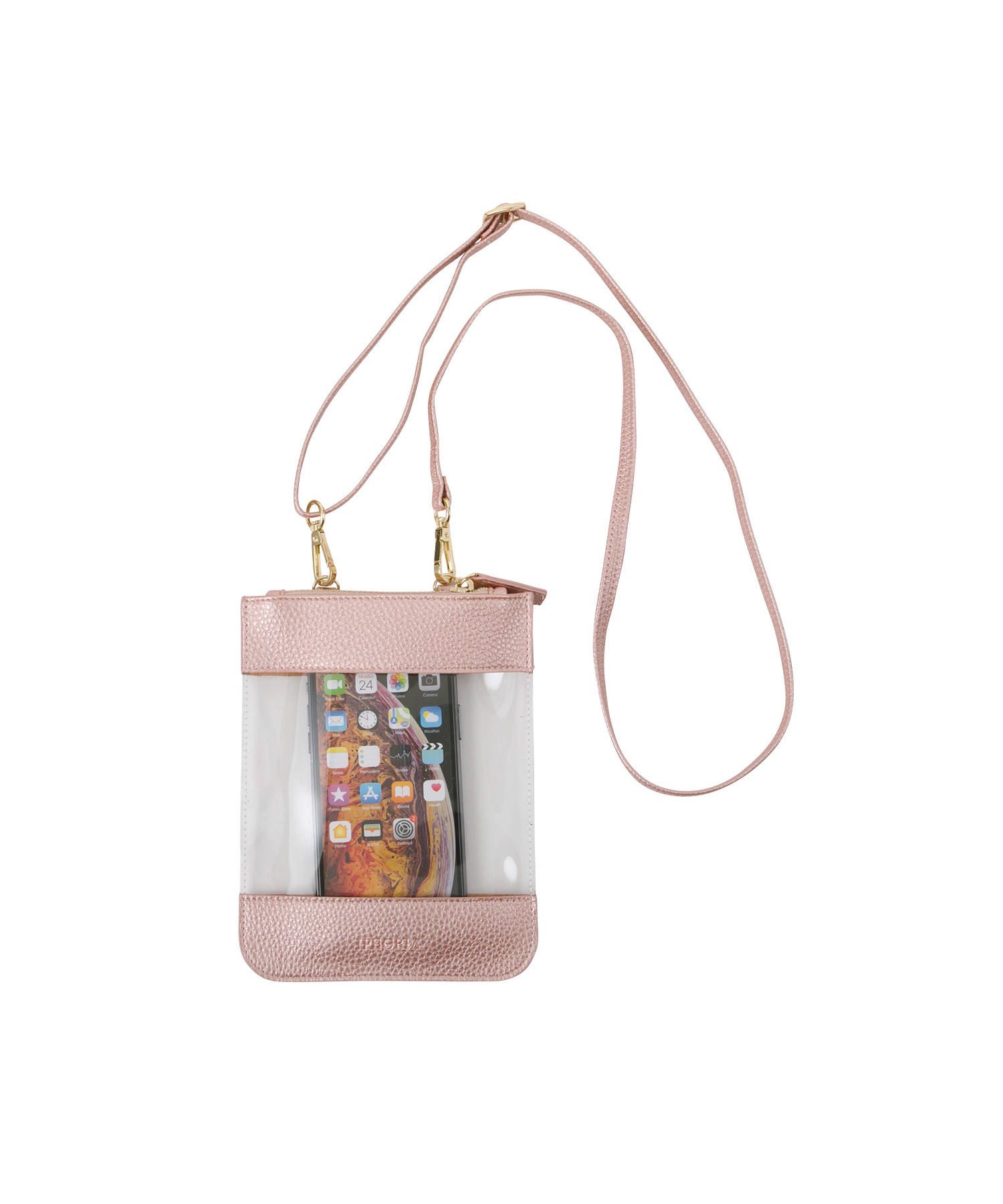 Necklace Sleeve Case for Apple iPhone 6+/7+/8+/XS Max - Rose with Bag