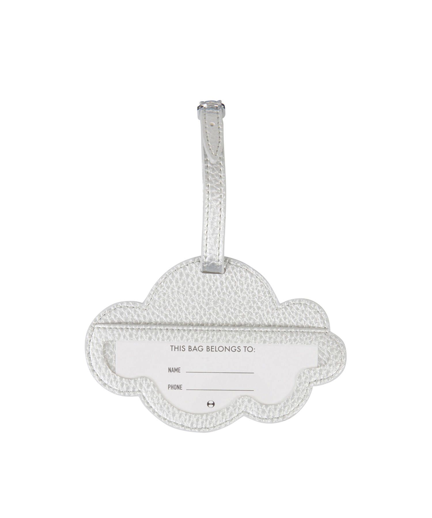 Luggage Tag - Cloud Silver