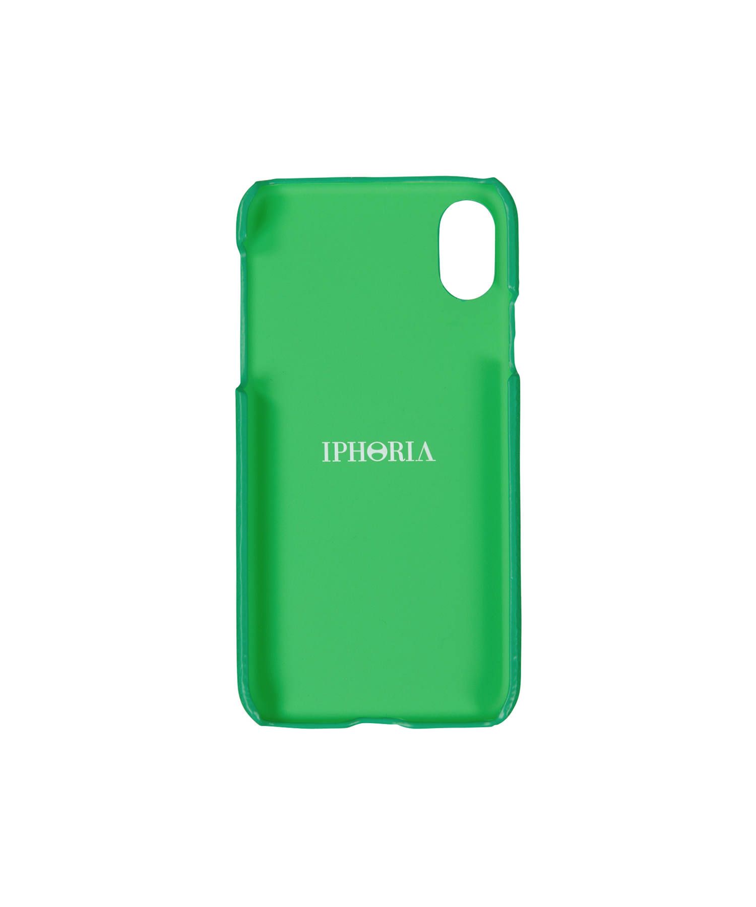 Veggie Leather Case for Apple iPhone X/XS - Green Good Luck