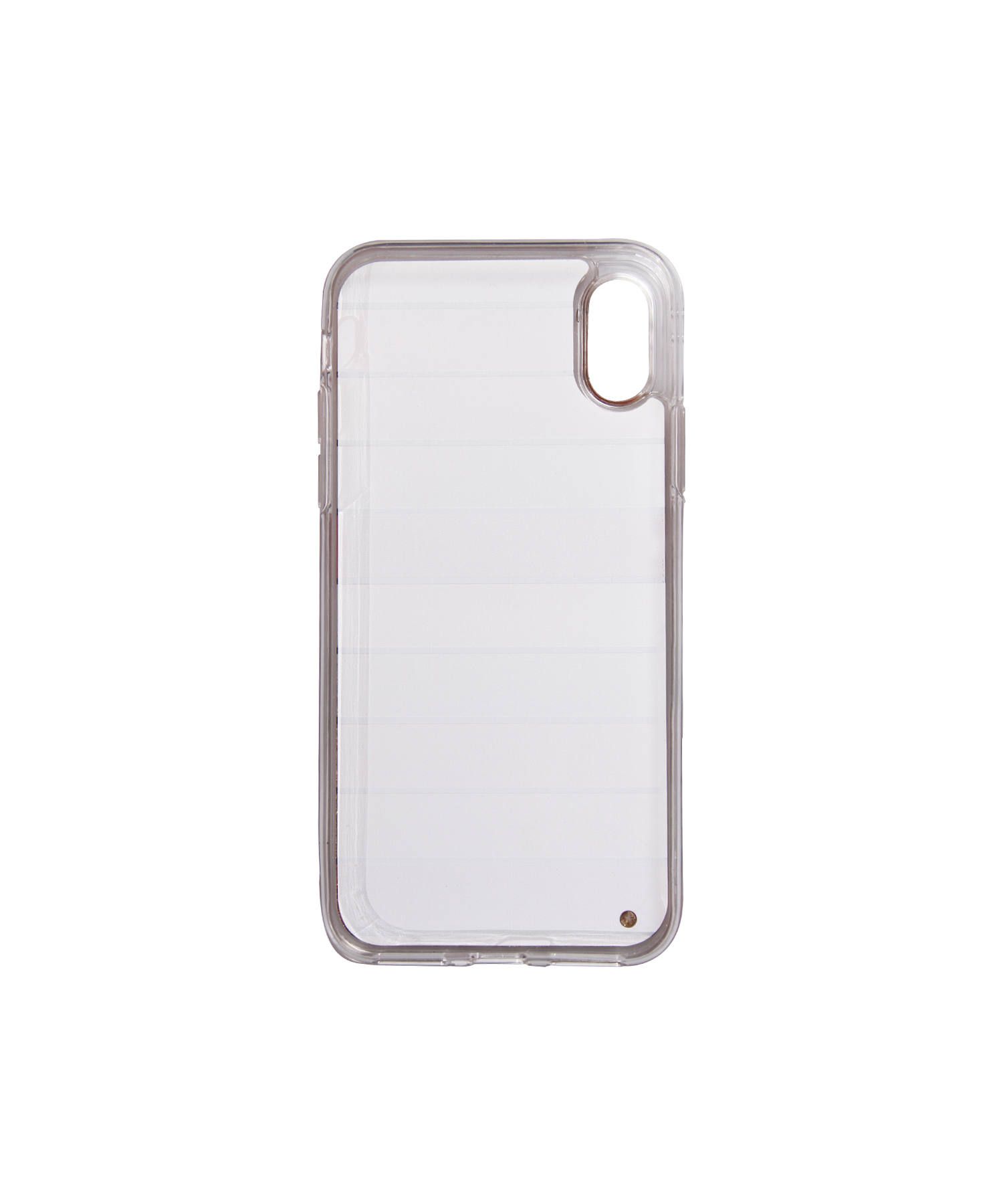 Liquid Case for Apple iPhone X/XS - Perfume Round Coral Stripes