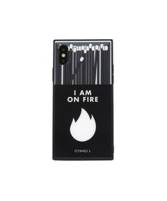 Case for Apple iPhone X/XS - Hide Away - I Am On Fire Black