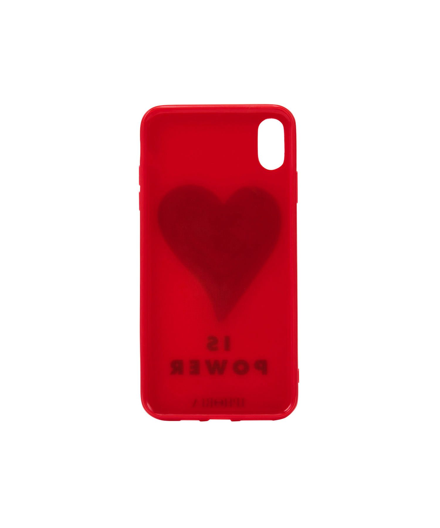 Mirror Case for Apple iPhone XS Max - Red Heart Is Power