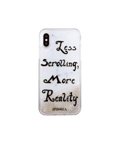 Liquid Case for Apple iPhone X/XS - Less Scrolling More Reality