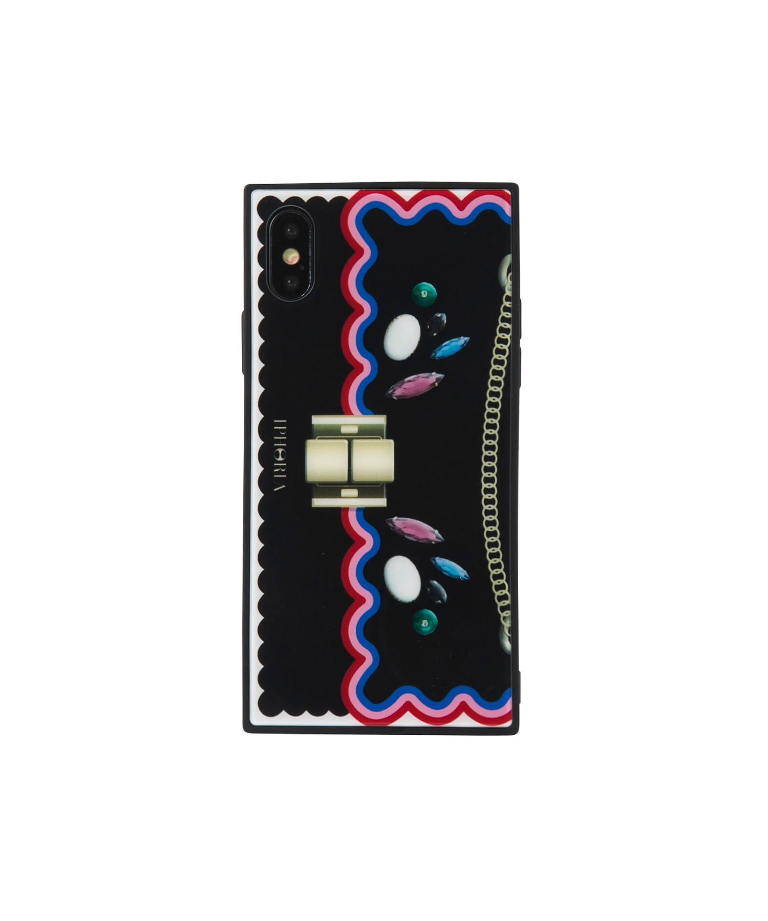 Case for Apple iPhone X/XS - Hide Away - Clutch Black Feminine