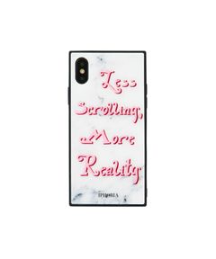 Case for Apple iPhone X/XS - Hide Away - Less Scrolling More Reality