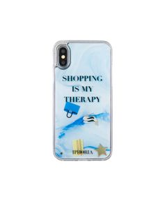 Liquid Case for Apple iPhone X/XS - Shopping Is My Therapy