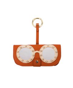 Glasses Case with Bag Holder - Orange with Glasses