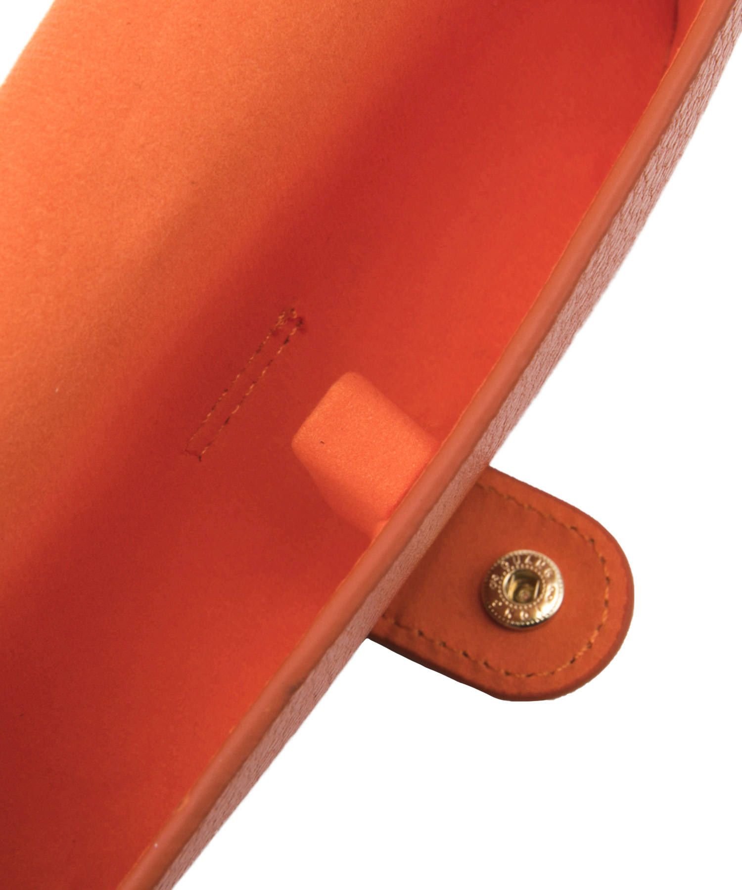 Glasses Case with Bag Holder - Orange with Glasses