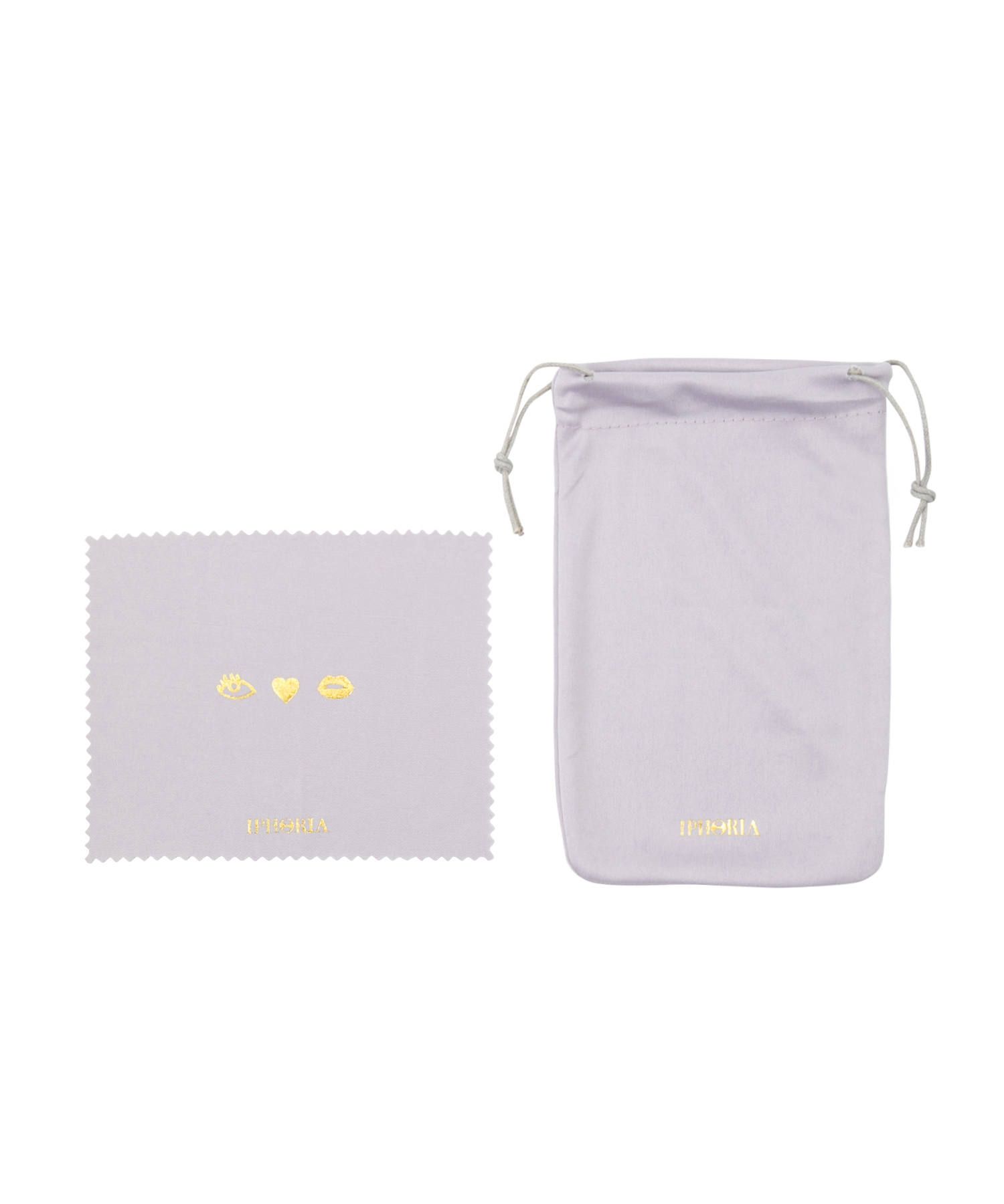 Glasses Case with Bag Holder - Grey with Silver