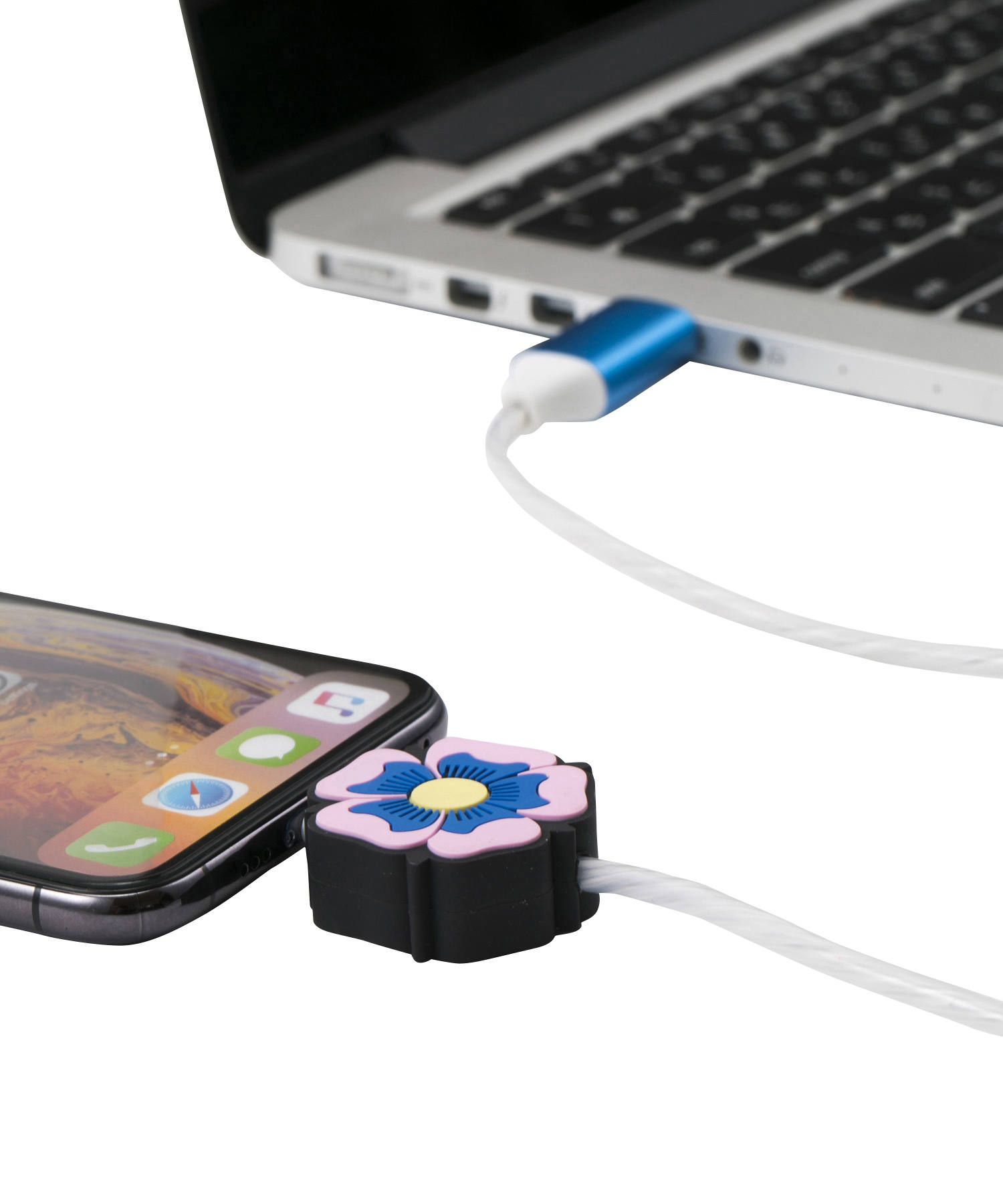 Lighting Cable for Apple iPhone - Flower Is Power