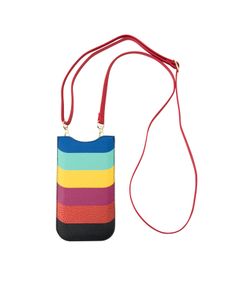 Necklace Sleeve Case for Smartphones - Rainbow Colorful