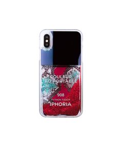 Liquid Case for Apple iPhone X/XS - Red Snake Classic Nail Polish