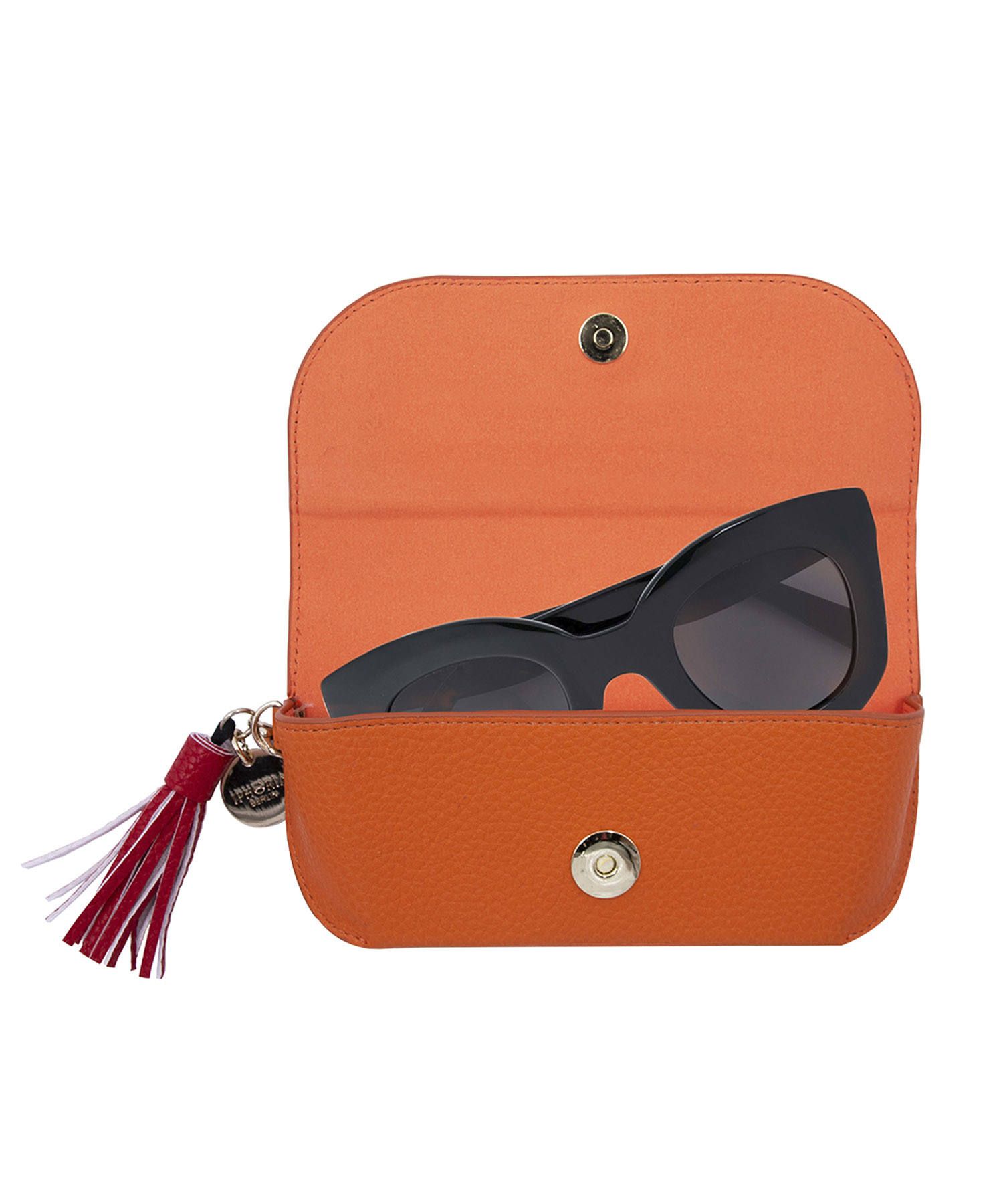 Glasses Case with Bag Holder - Orange