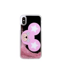 Liquid Case for Apple iPhone X/XS - Pink Teddy Is Power