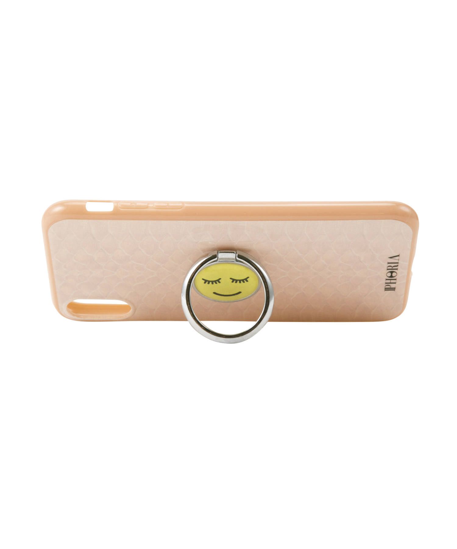 Case for Apple iPhone X/XS - Ring Happy Beige Snake