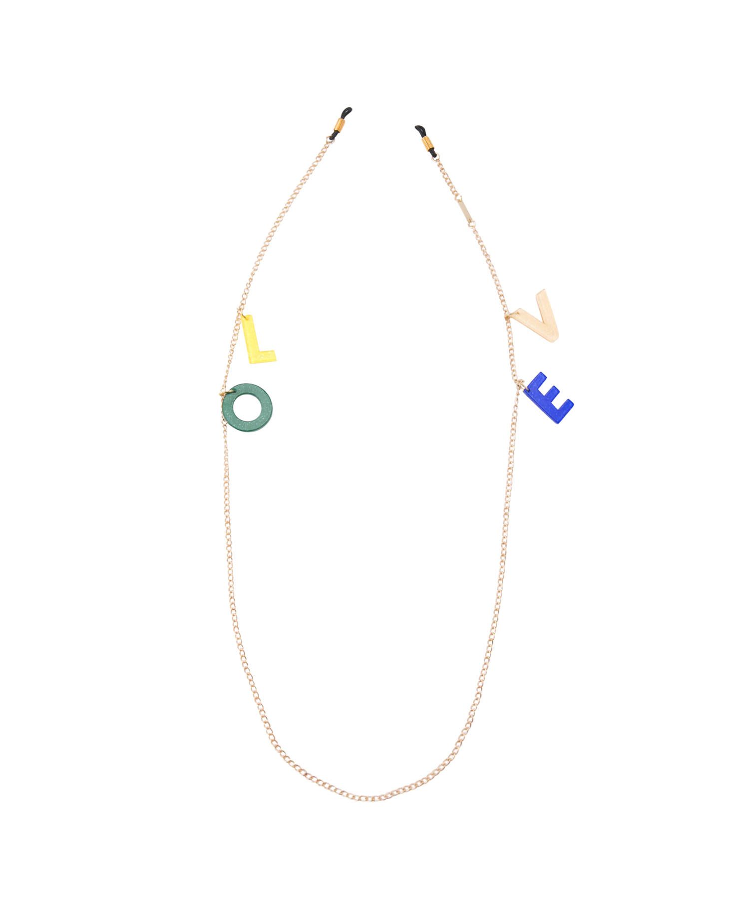 Glasses Strap gold plated - Rainbow Love