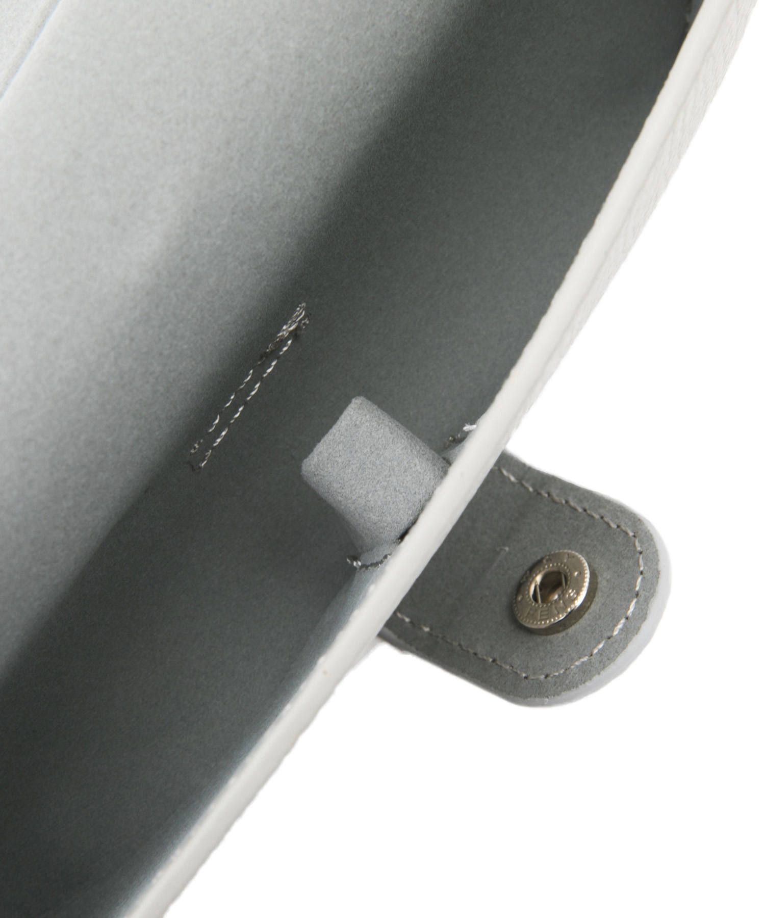 Glasses Case with Bag Holder - Grey with Silver