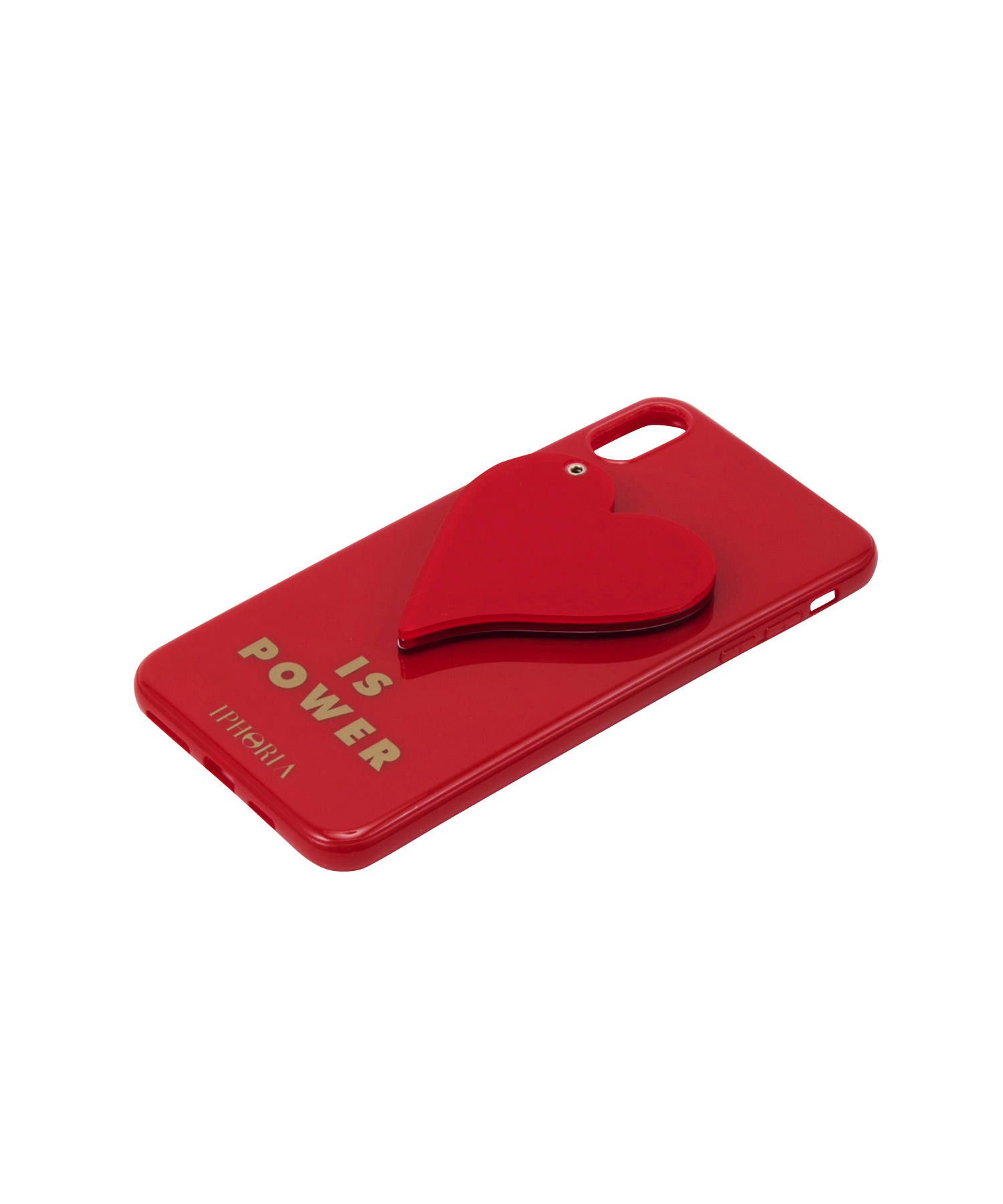 Mirror Case for Apple iPhone XS Max - Red Heart Is Power