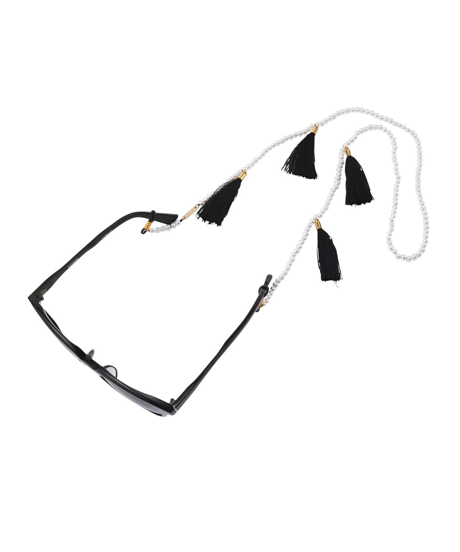Glasses Strap gold plated - Black Love