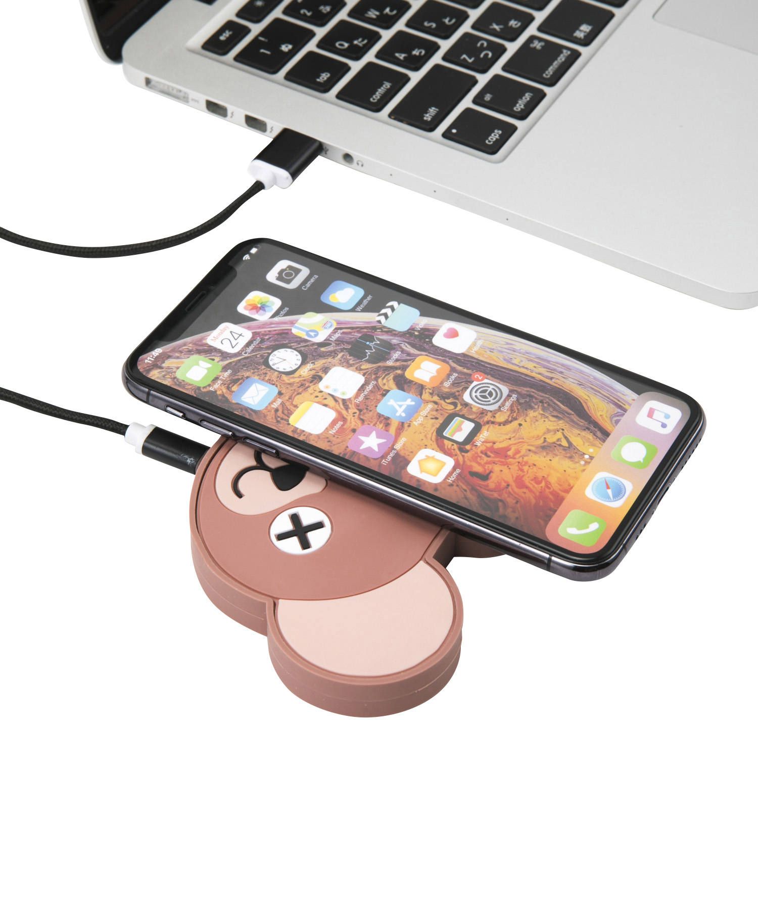 QI Wireless Charger - Nude Teddy Is Power