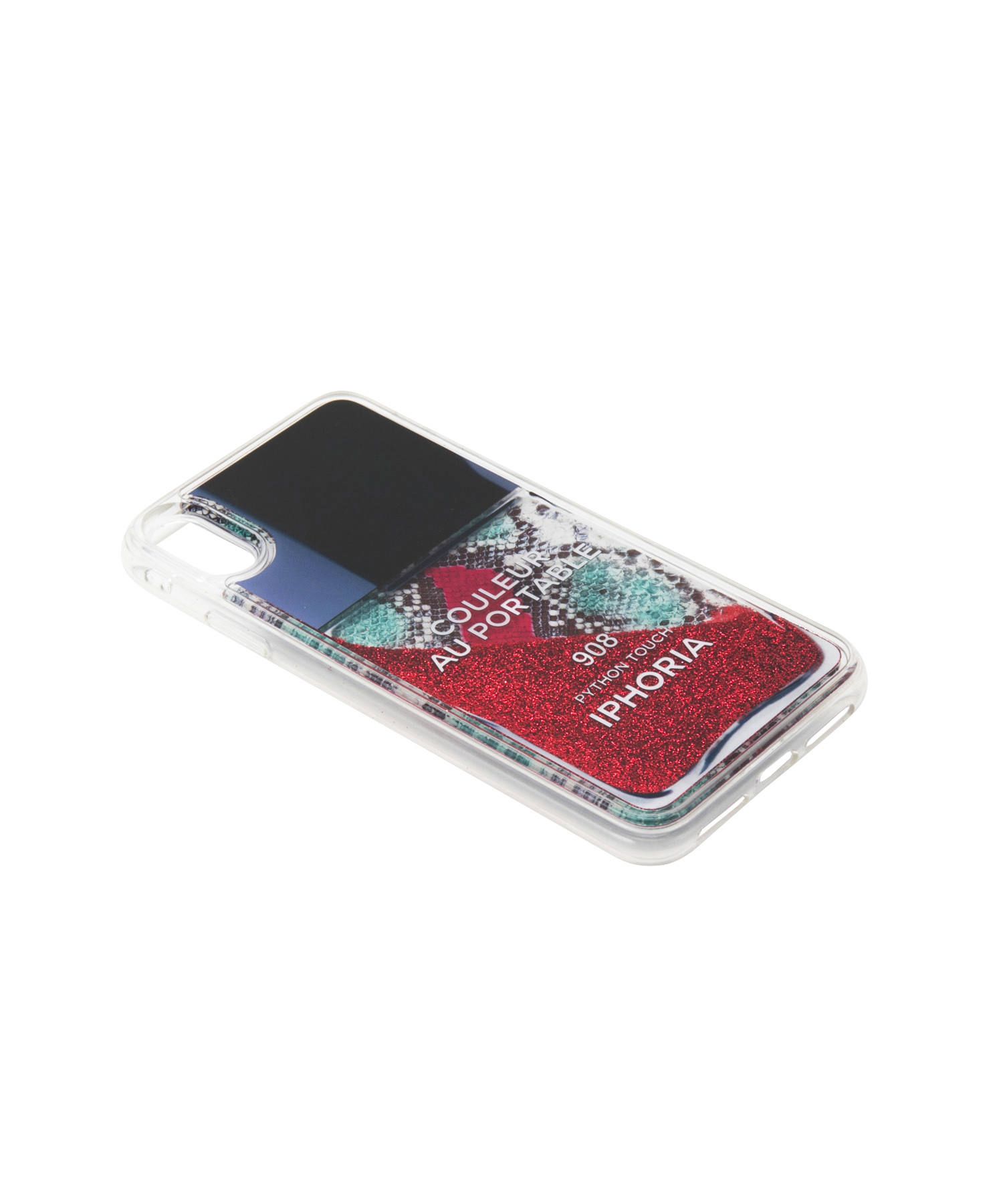 Liquid Case for Apple iPhone XS Max - Red Snake Classic Nail Polish