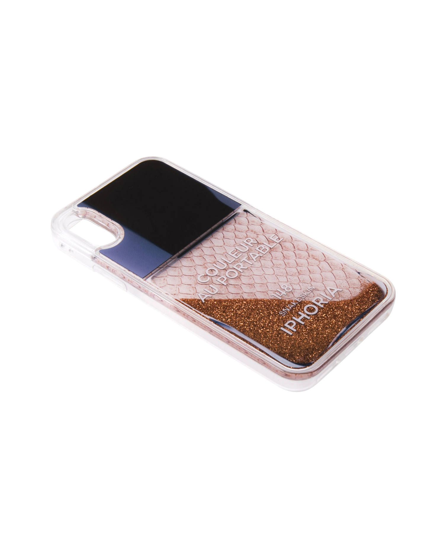 Liquid Case for Apple iPhone X/XS - Rose Snake Classic Nail Polish