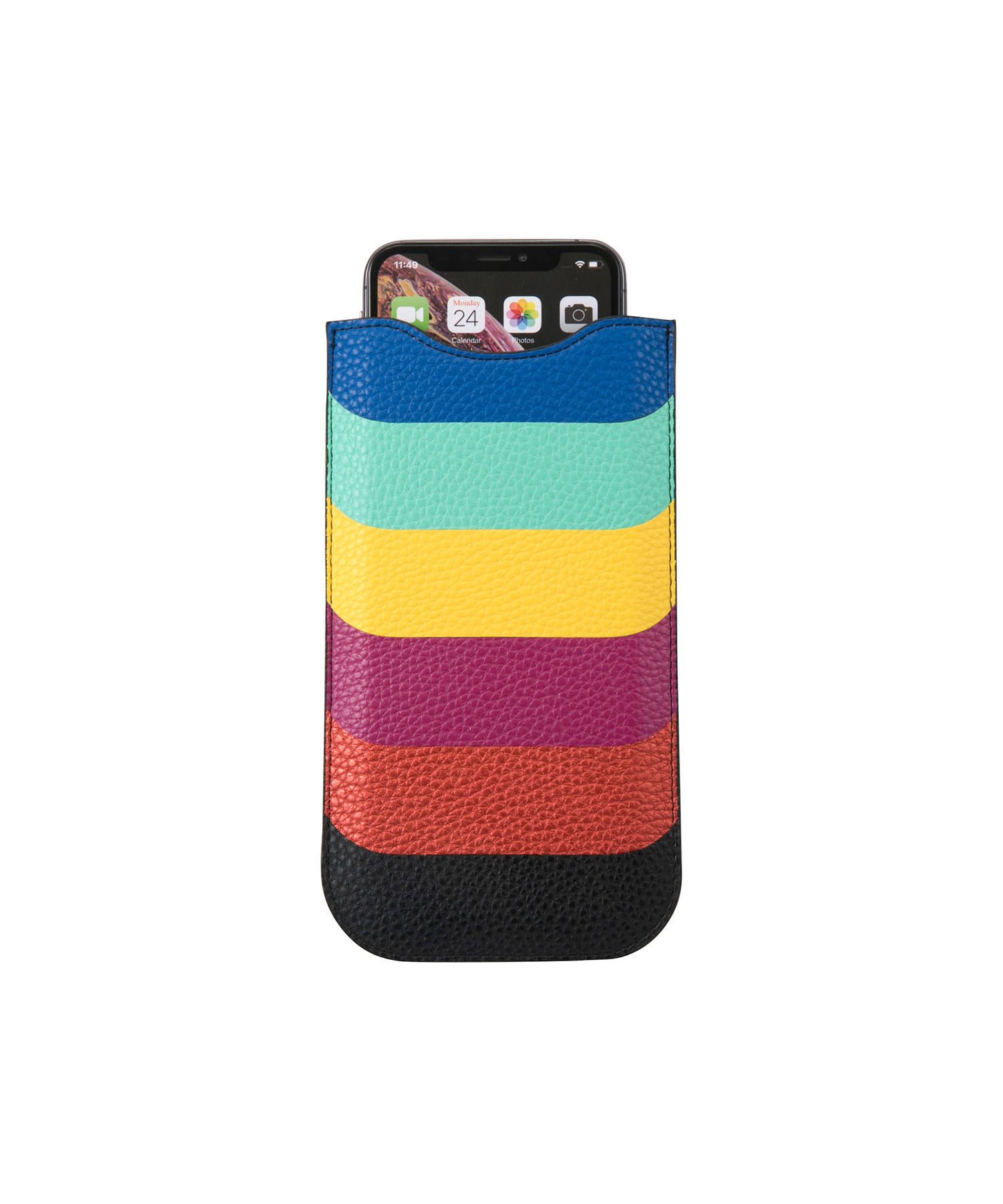 Necklace Sleeve Case for Smartphones - Rainbow Colorful