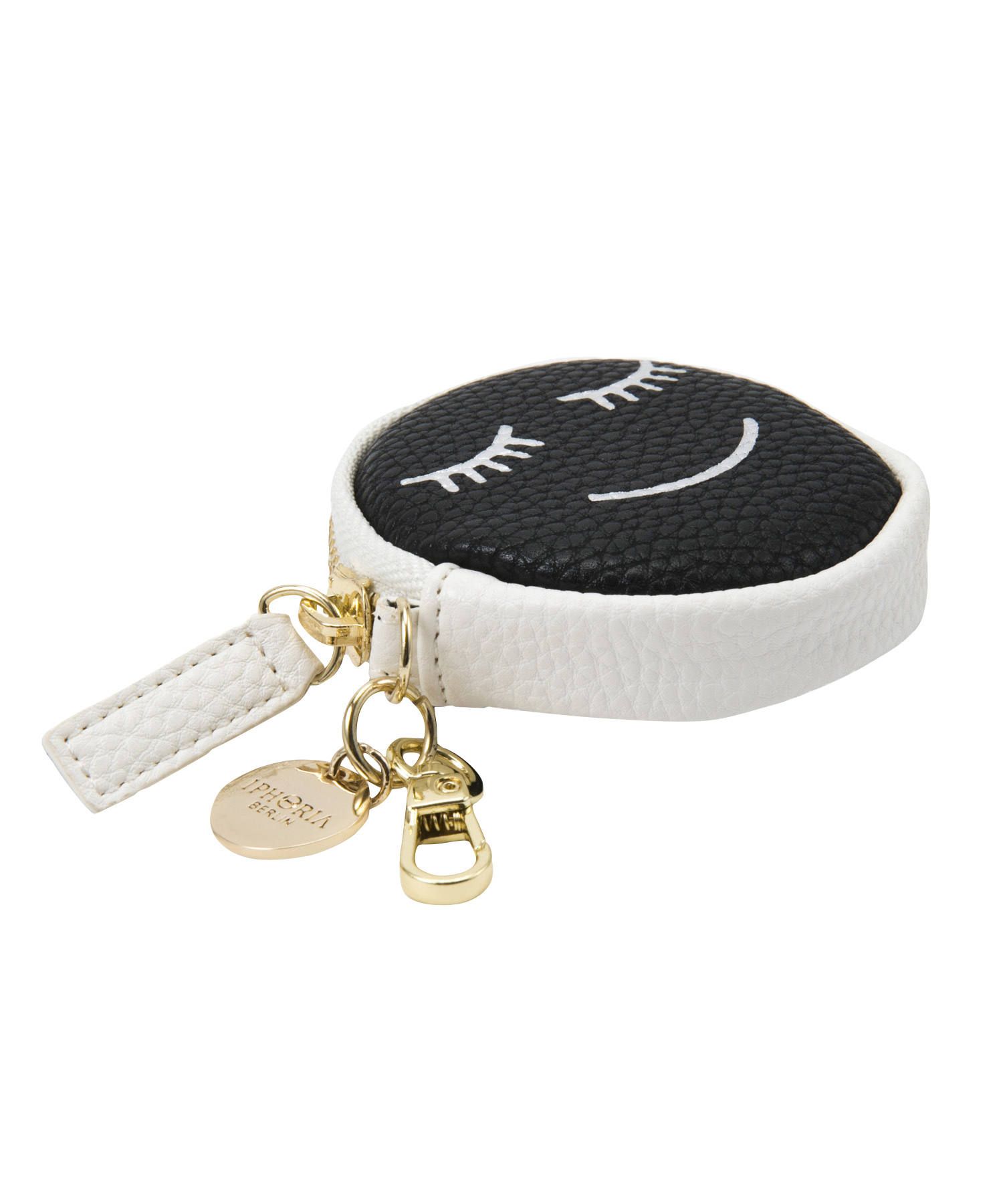 Coin Wallet - Black Smiley