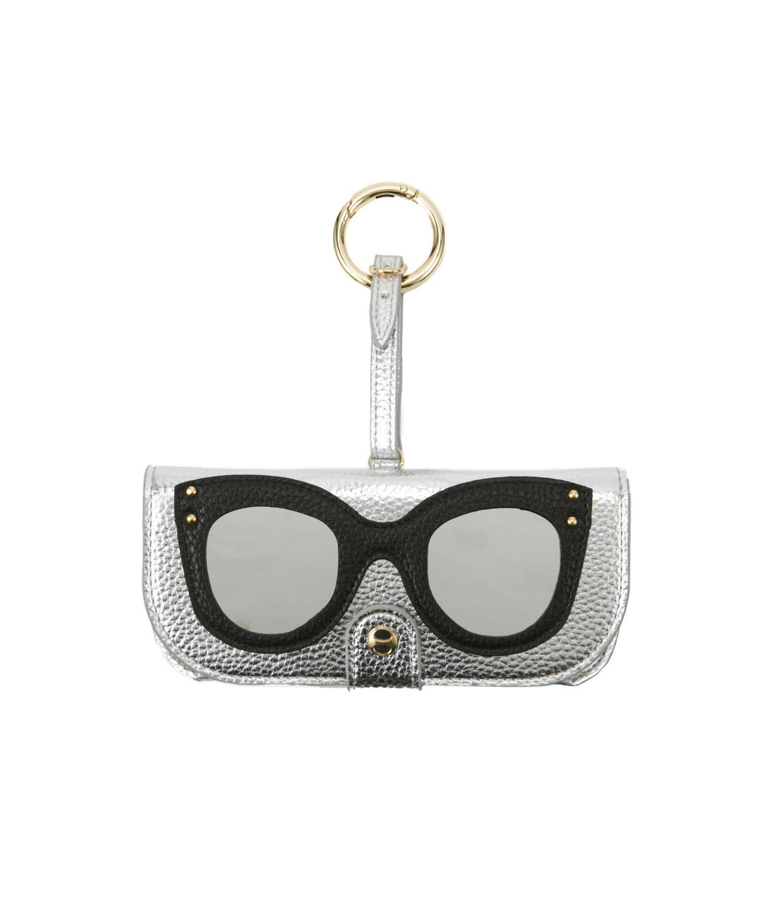 Glasses Case with Bag Holder - Metallic with Glasses