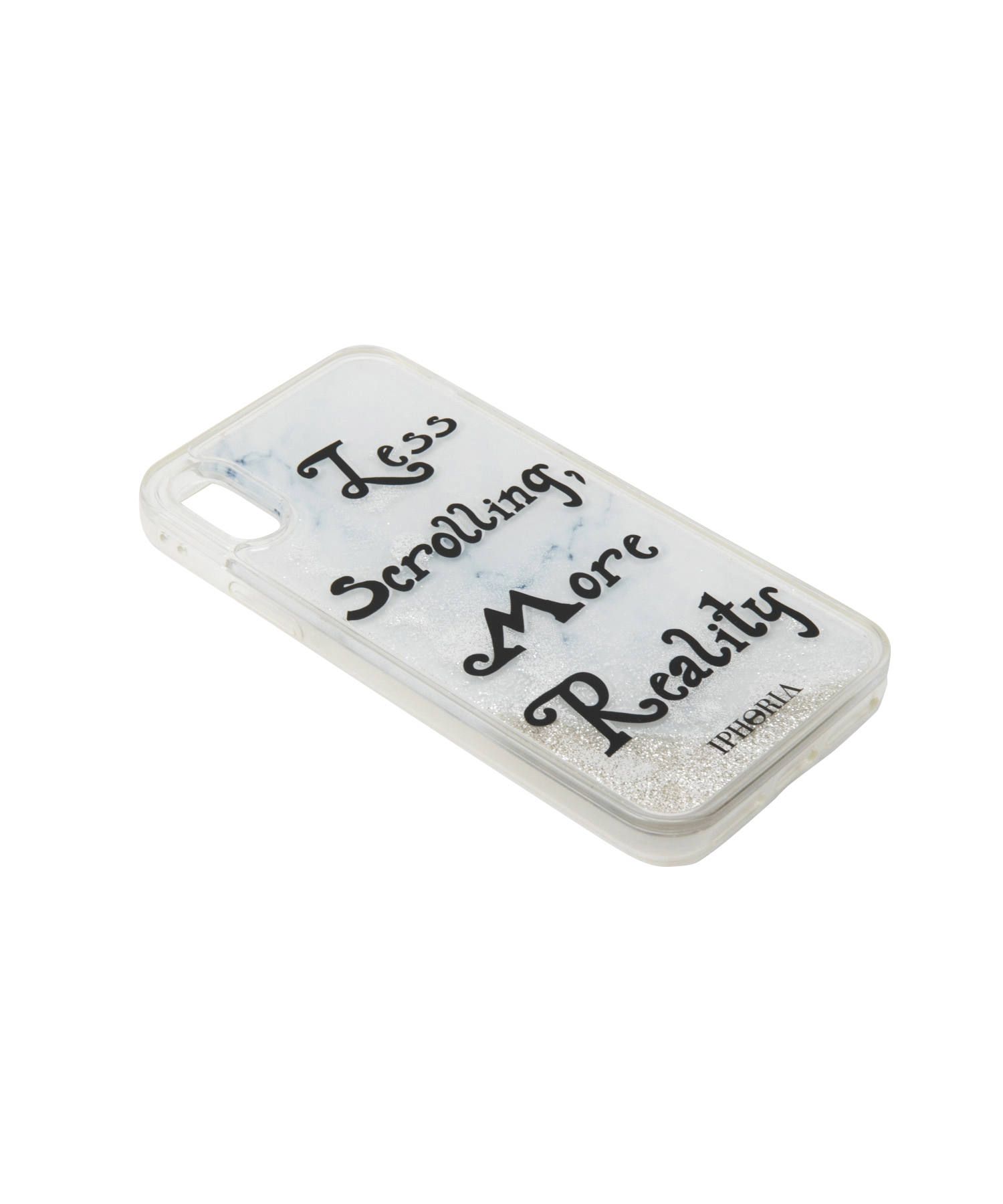 Liquid Case for Apple iPhone X/XS - Less Scrolling More Reality