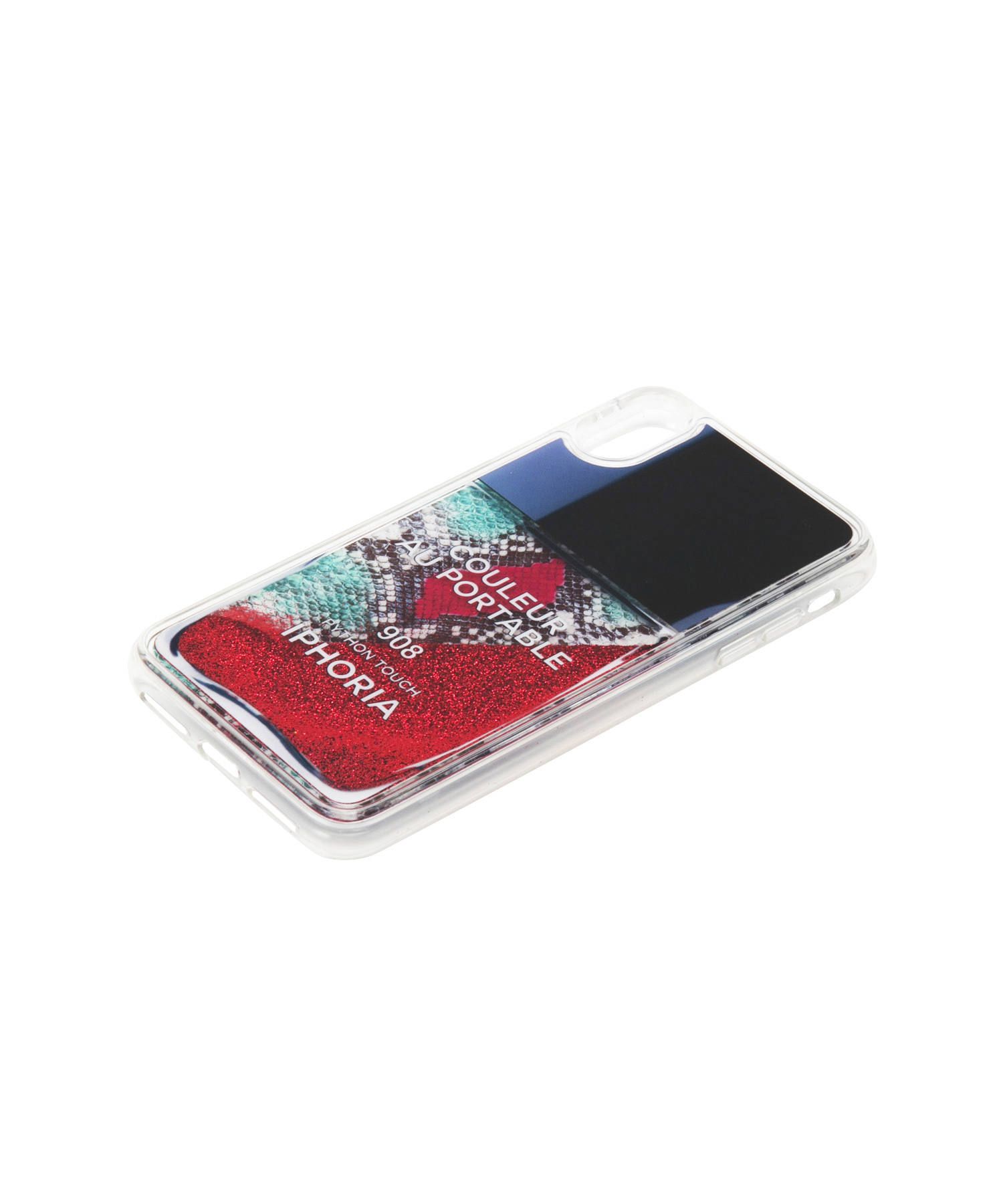 Liquid Case for Apple iPhone XS Max - Red Snake Classic Nail Polish