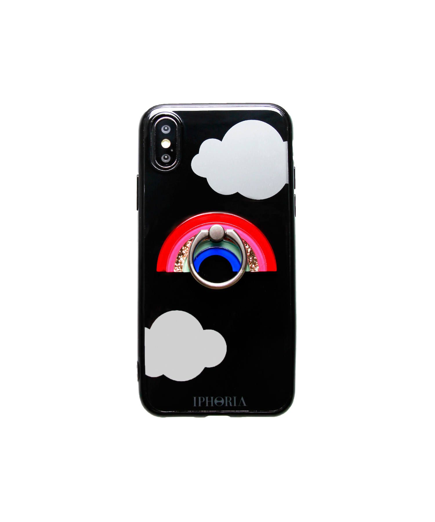 Case for Apple iPhone X/XS - Ring Happy Rainbow