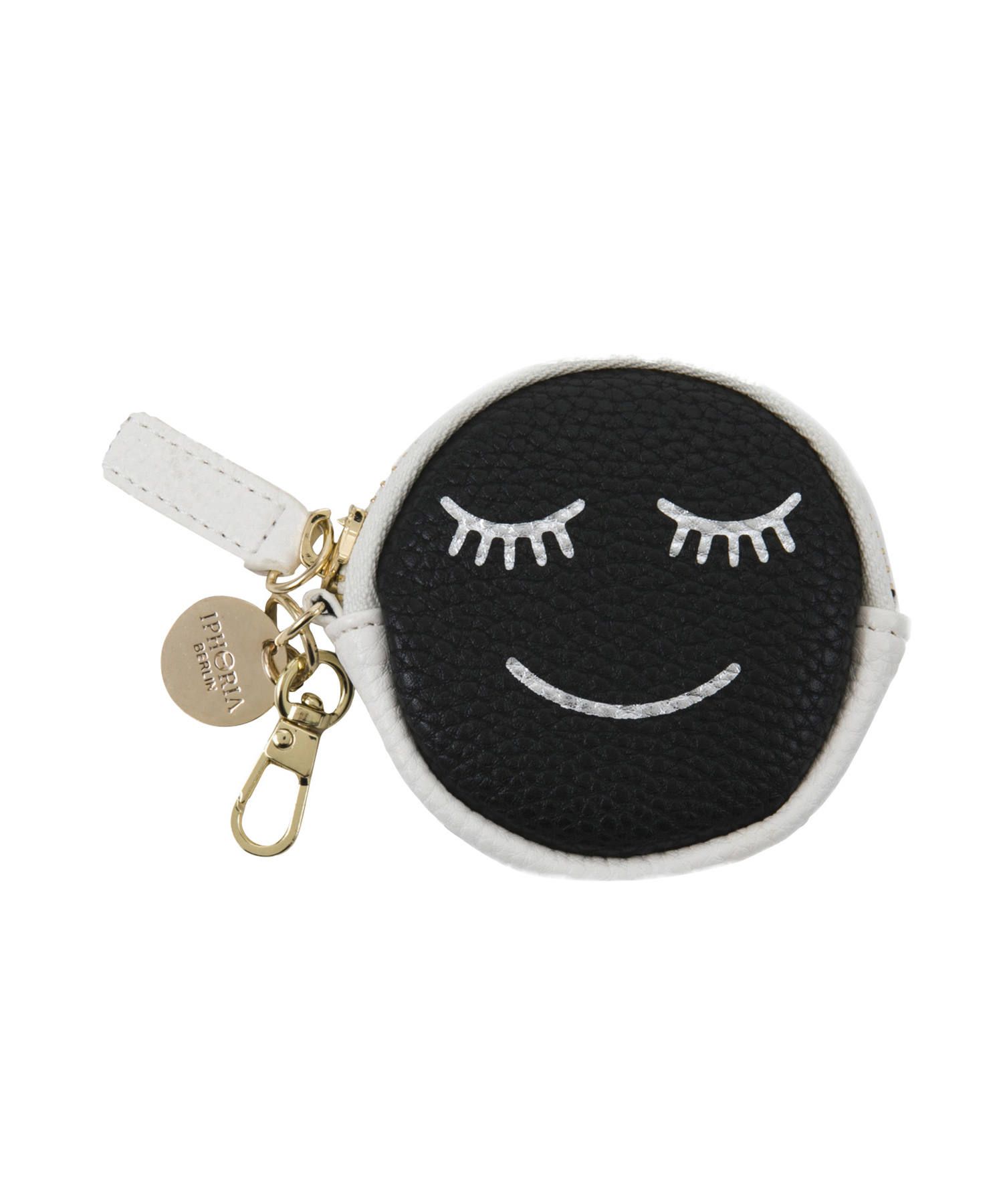 Coin Wallet - Black Smiley