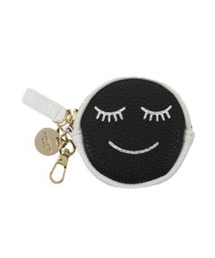 Coin Wallet - Black Smiley
