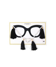 Glasses Strap gold plated - Black Love