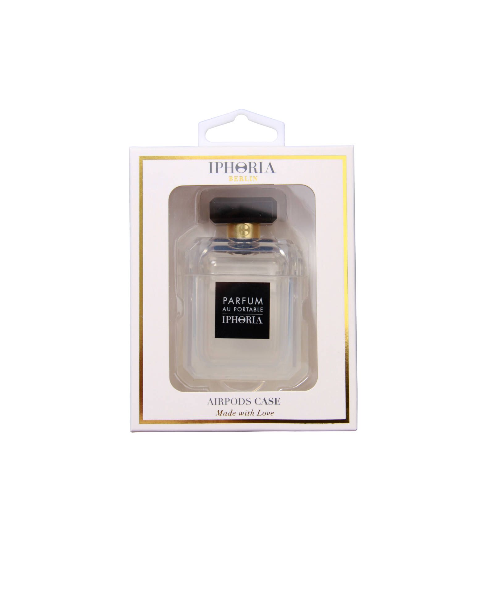 AirPods Case TPU - Parfum No.1 White & Gold