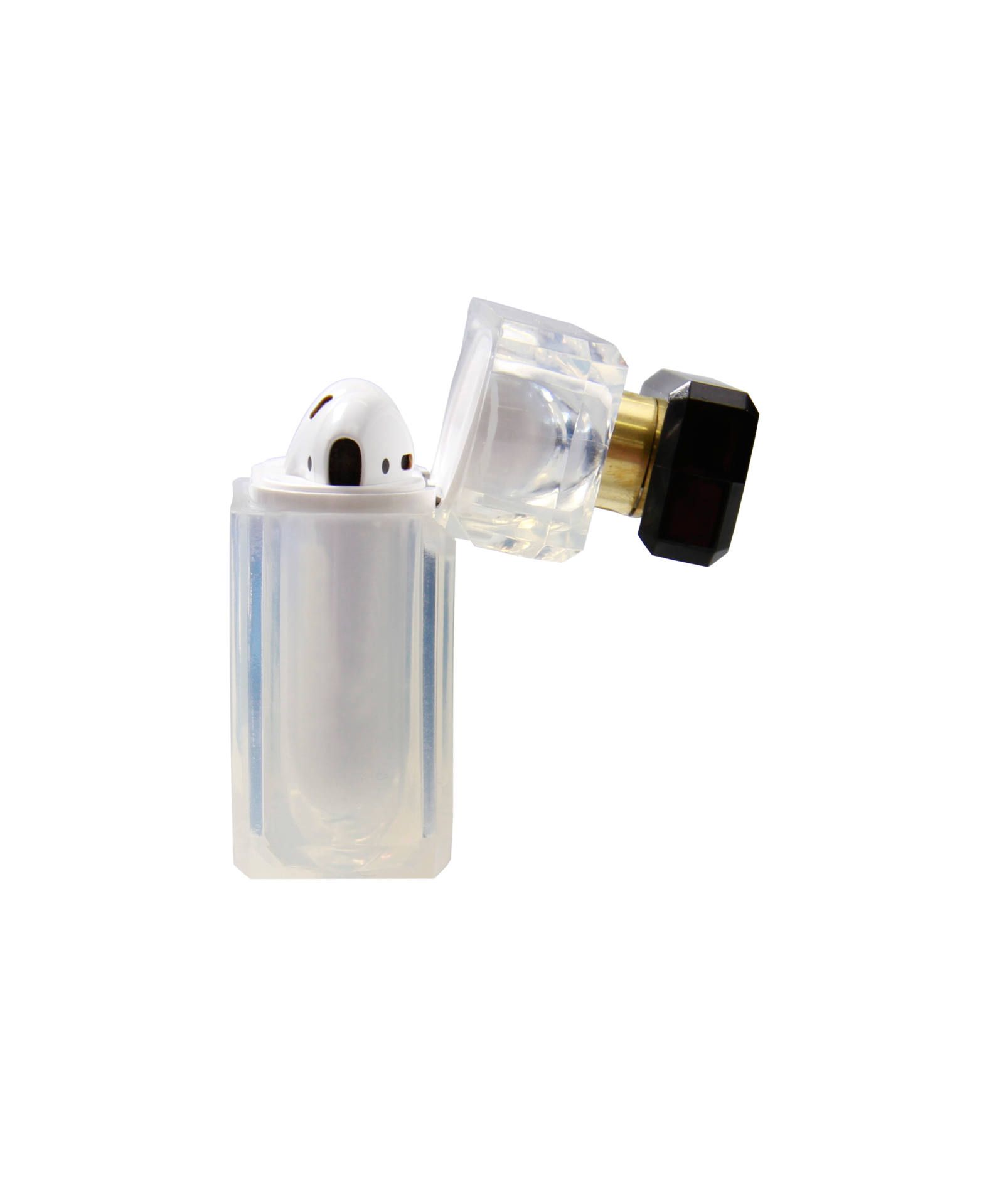 AirPods Case TPU - Parfum No.1 White & Gold