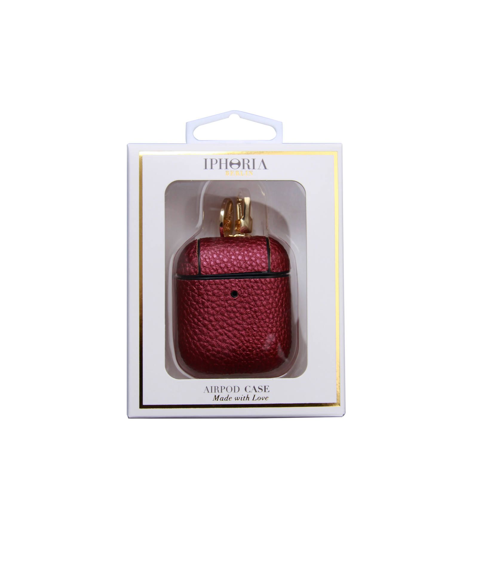 Key Chain AirPods Case - Cherry Red