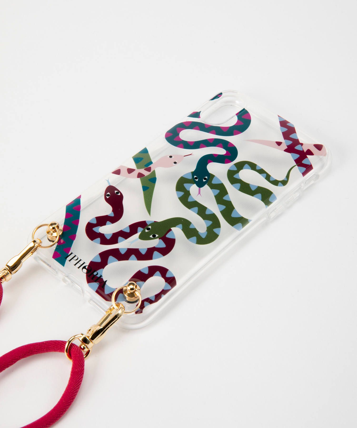 Necklace Case for Apple iPhone X/XS - Snakes Multicolor