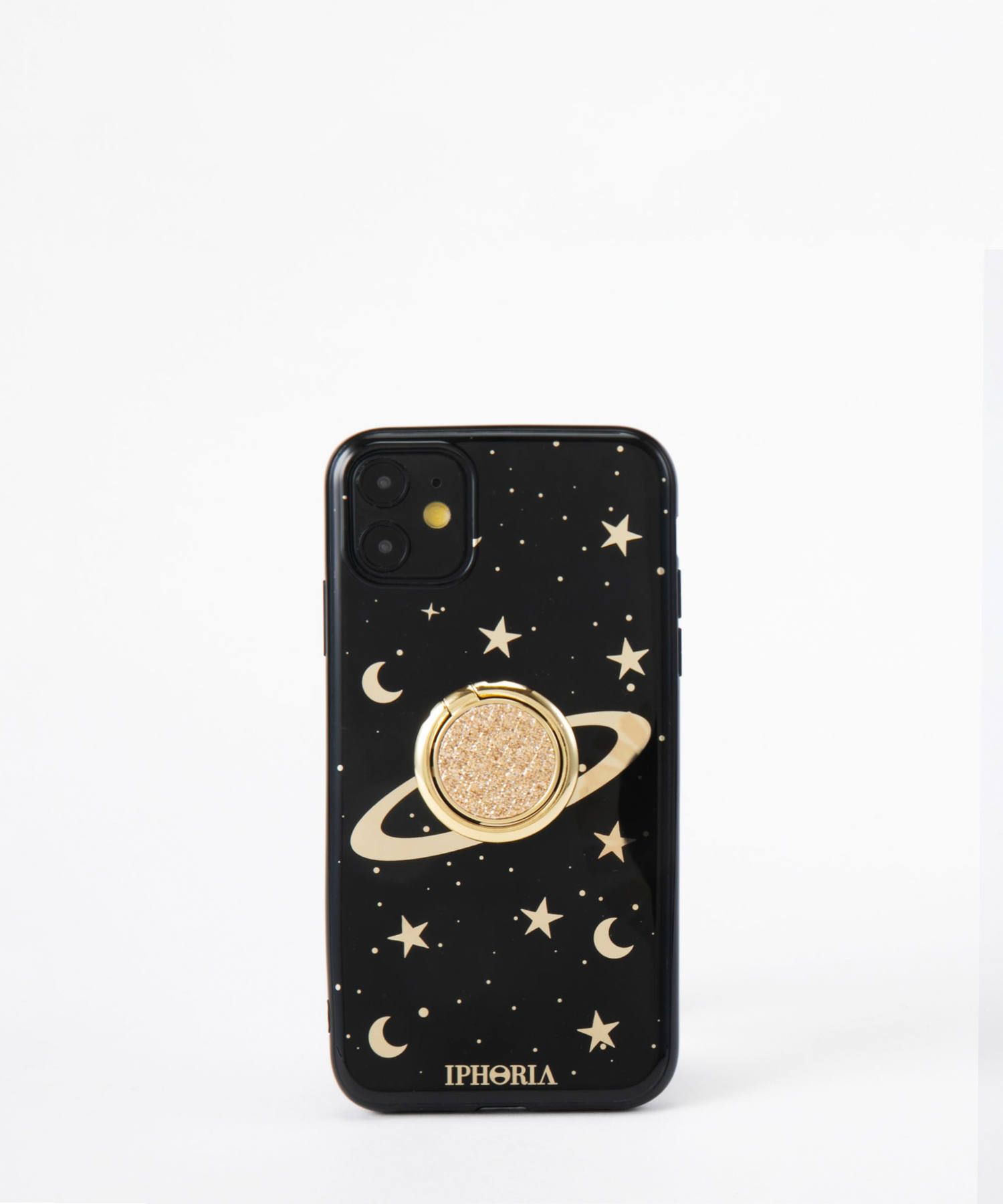 Case for Apple iPhone 11 - Gold Ring with Cosmic Sky