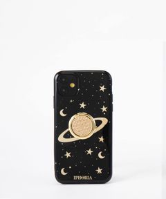 Case for Apple iPhone 11 - Gold Ring with Cosmic Sky