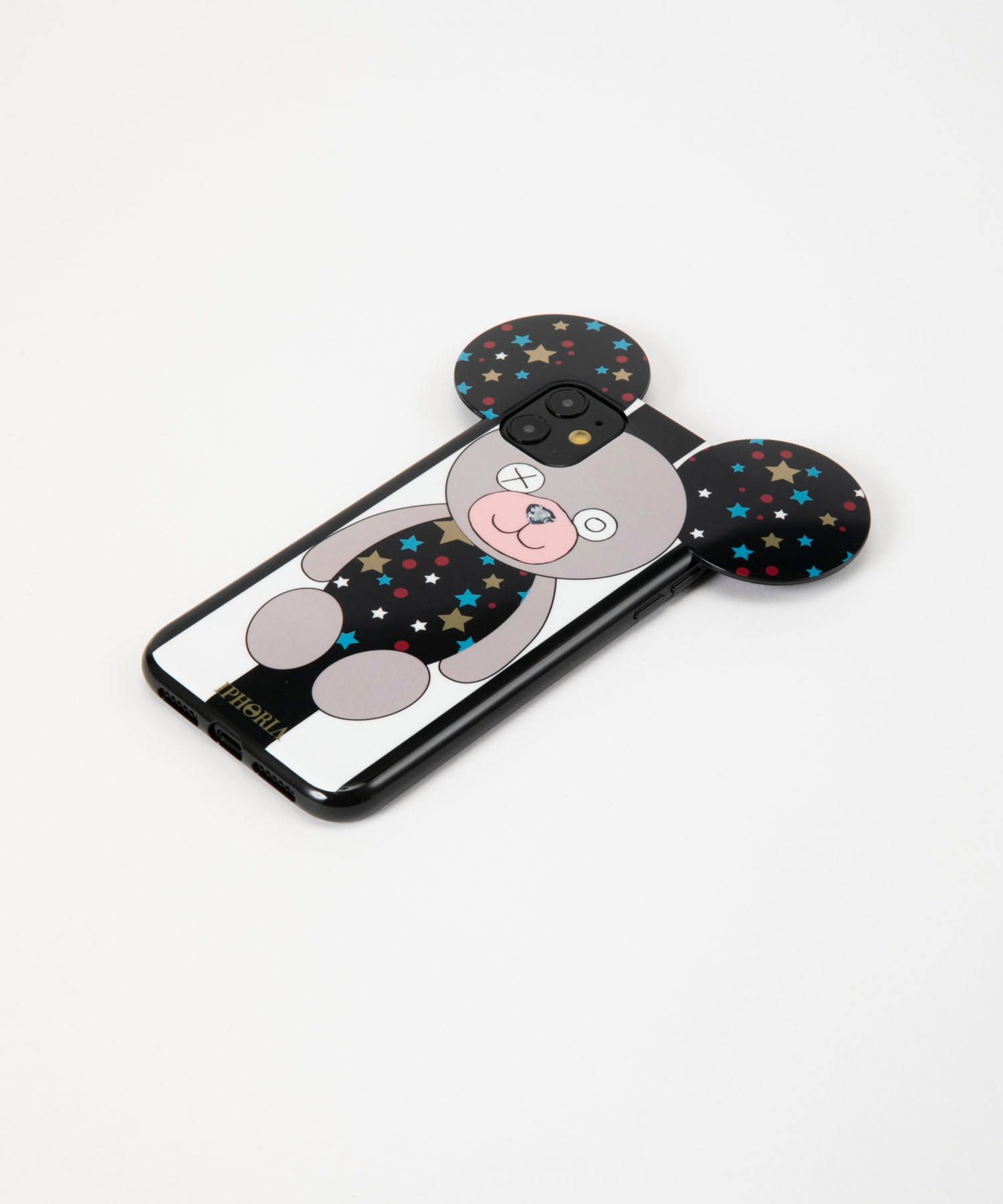 Case for Apple iPhone 11 - Teddy Case Stars B&W Stripes