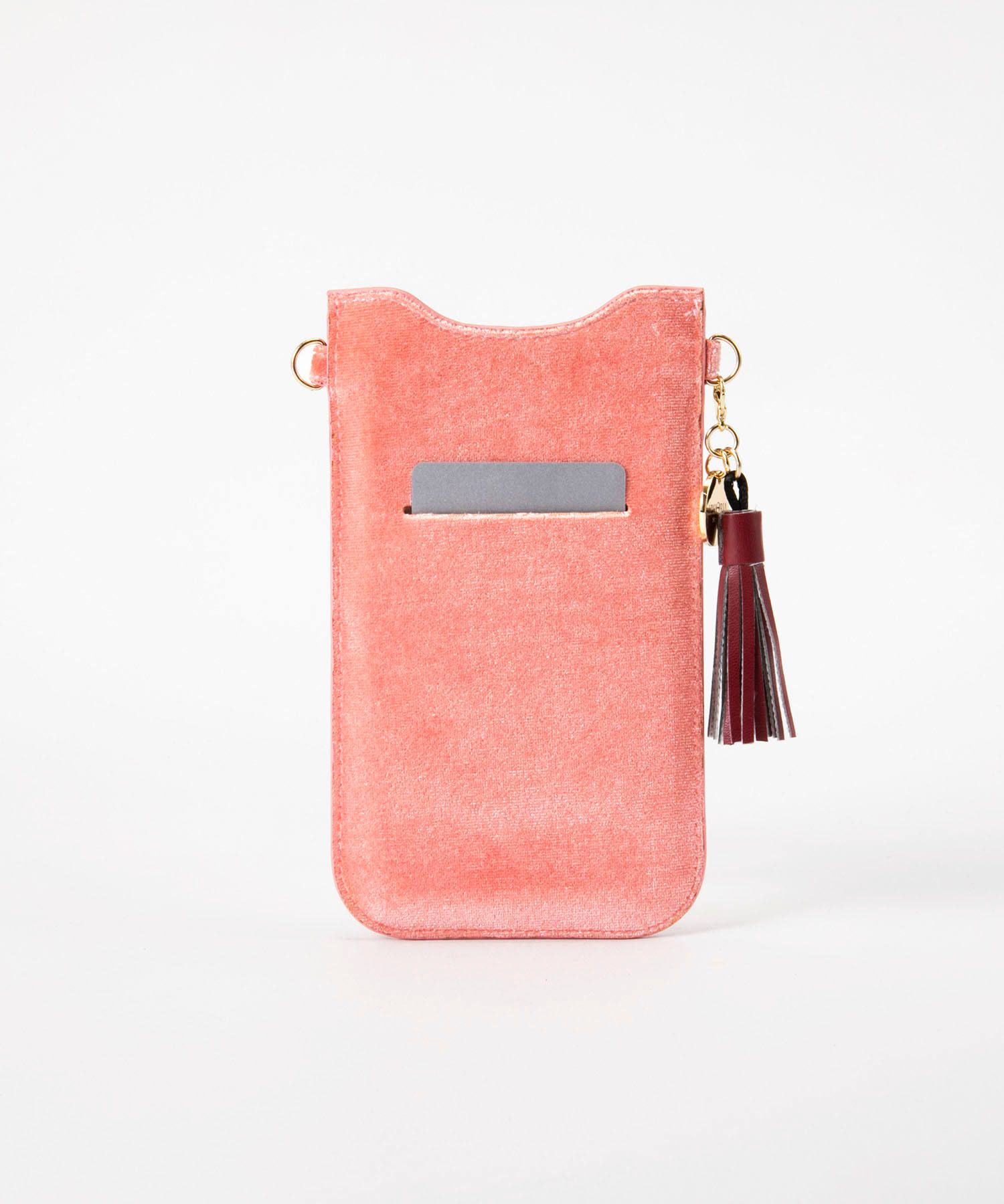 Necklace Sleeve Case for Apple iPhone 7+/8+/XR/XS Max/11/11 Pro Max - Rose & Burgundy