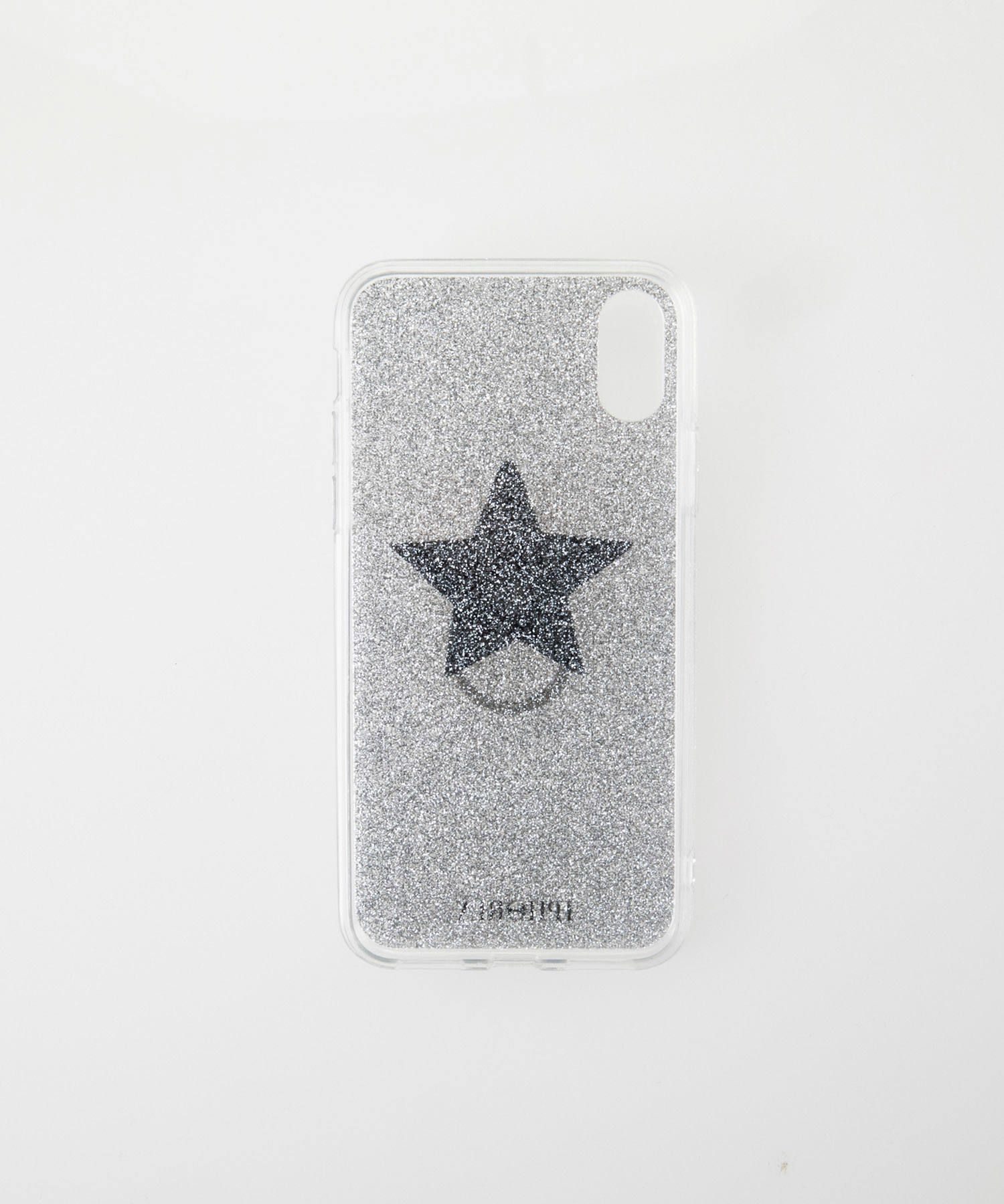 Case for Apple iPhone X/XS - Nacre Star with Silver Glitter