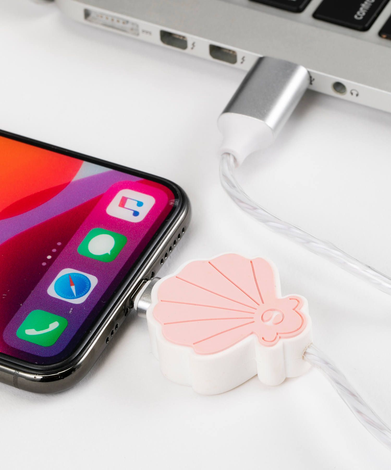Lighting Cable extra long for Apple iPhone - Seashell