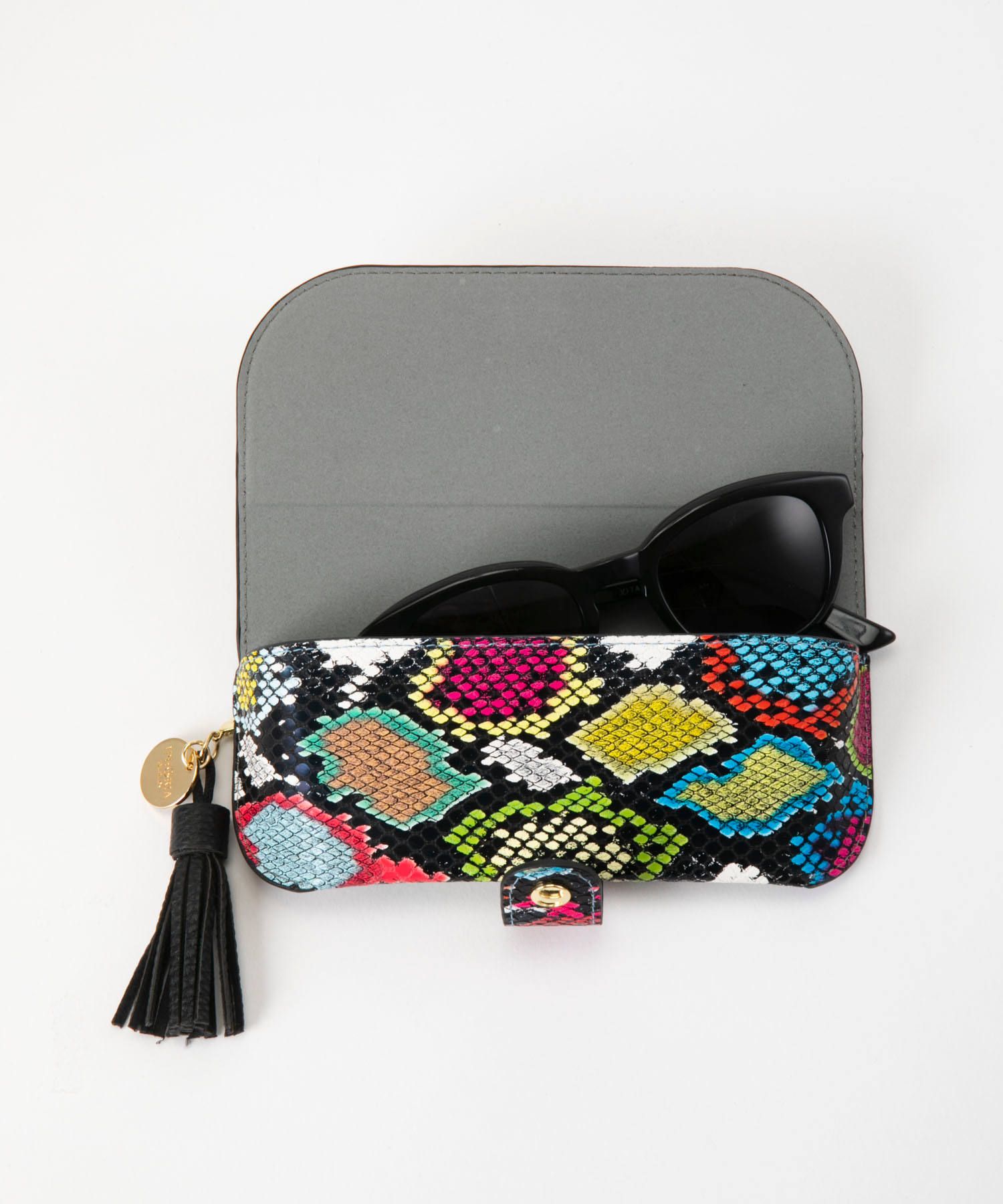Glasses Case with Bag Holder - Wild Snake