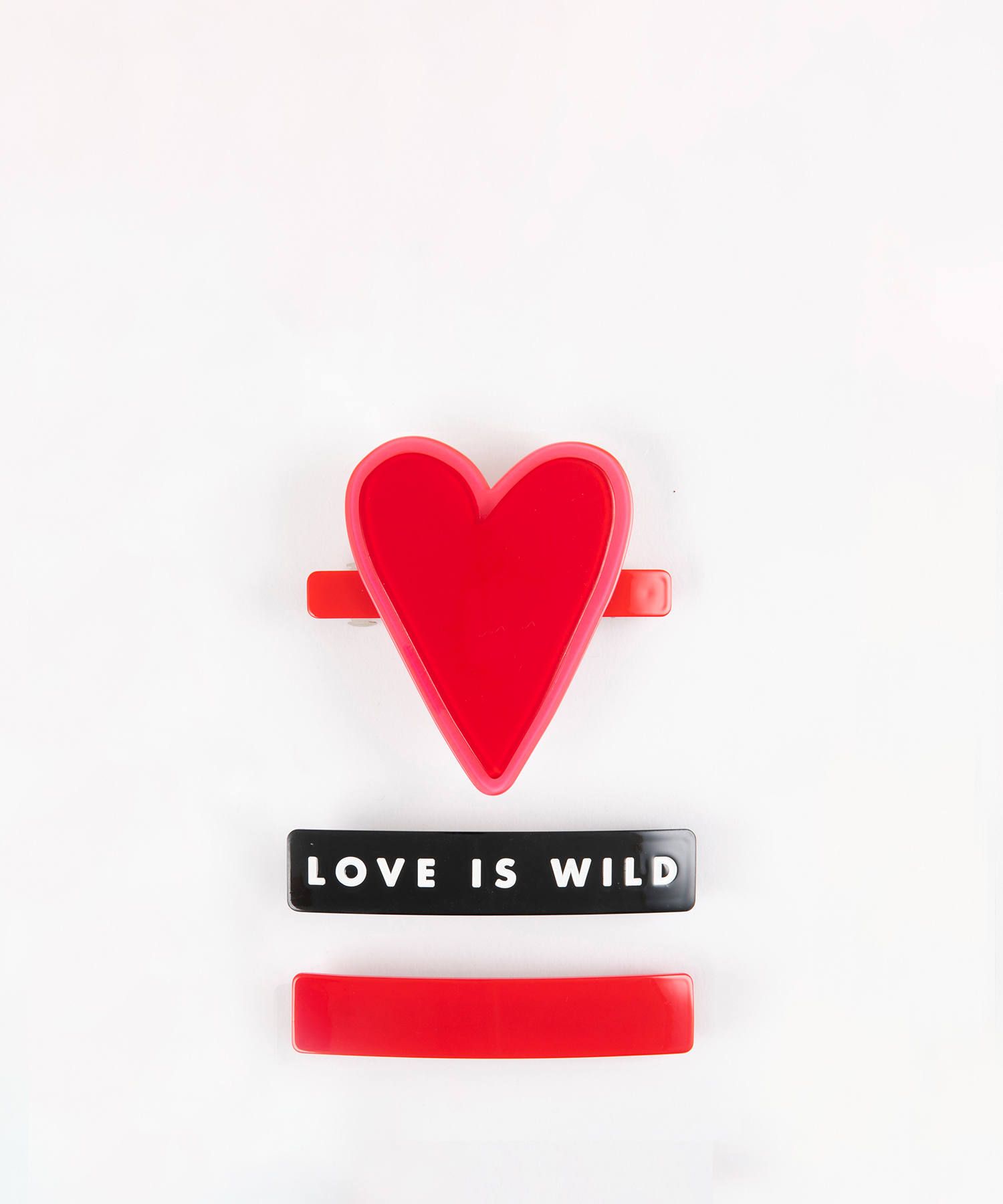 Barette 3er-Set - Love Is Wild