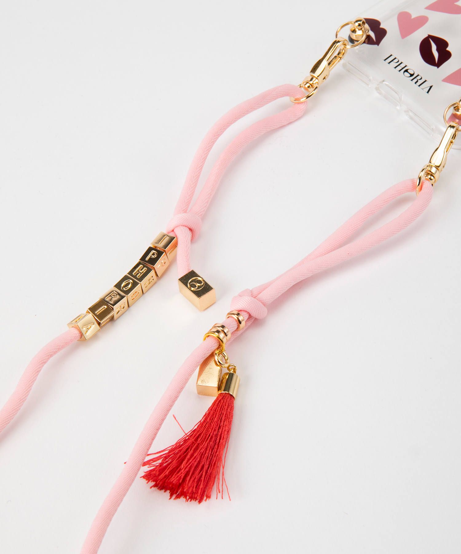Necklace Case for Apple iPhone 11 - Lips&Hearts