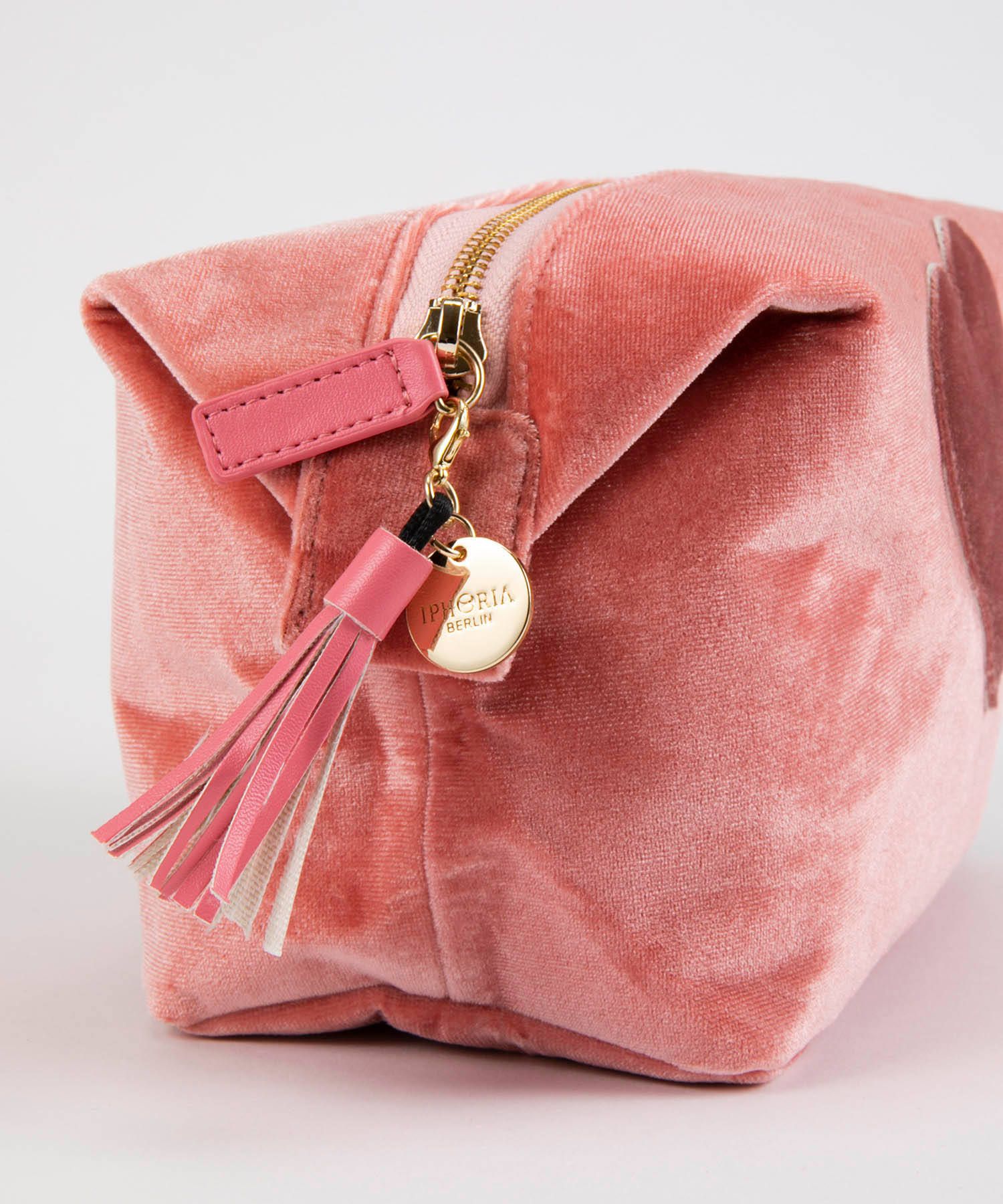 Washbag - Nude with Pink Heart